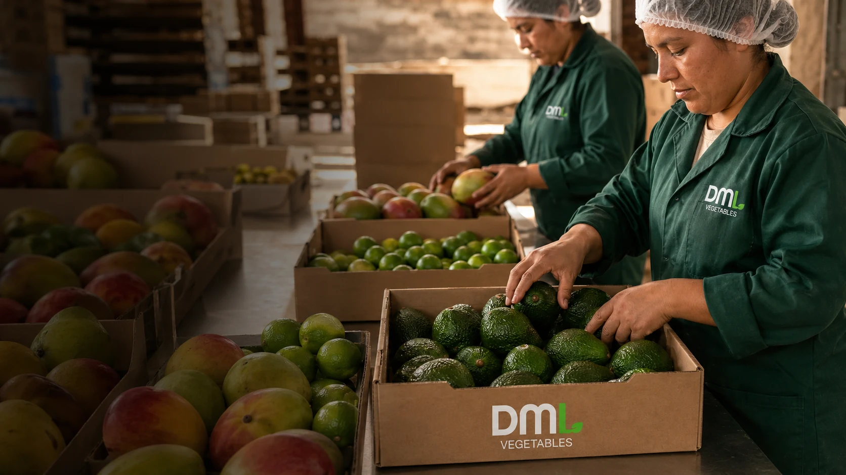 Selección de fruta peruana en DML Vegetables